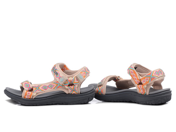 Sandały damskie sportowe trekkingowe Lee Cooper 3563L beżowe wygodne