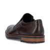 Półbuty męskie brązowe Rieker 14654 pantofle skórzane wsuwane eleganckie