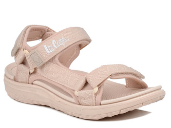 Sandały damskie sportowe trekkingowe całe beżowe Lee Cooper 3560L