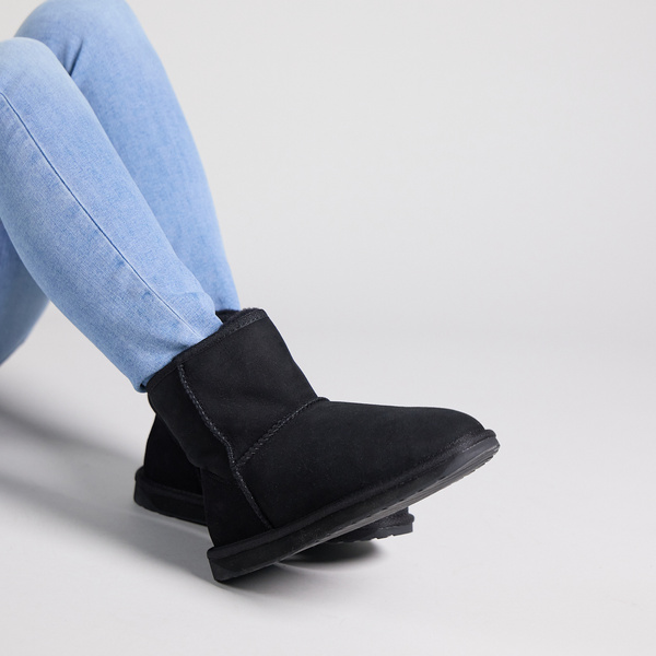 Buty damskie Emu Australia śniegowce czarne zimowe Stinger Mini