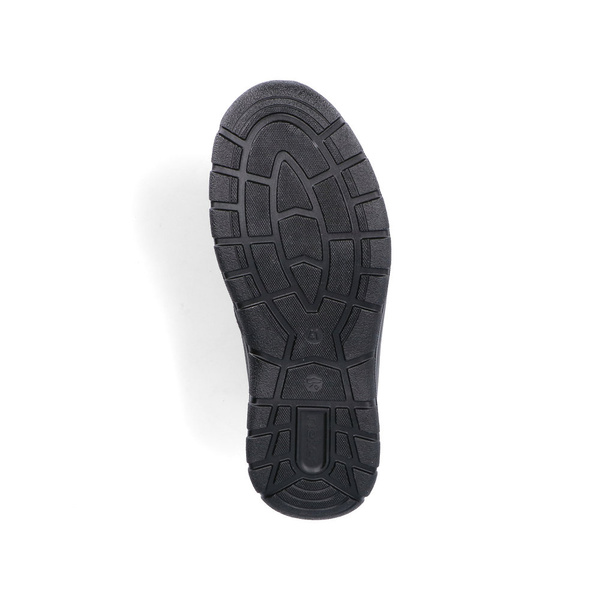 Buty męskie zimowe z membraną Rieker 03624 ocieplane skórzane wysokie