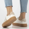 Sneakersy damskie Filippo DP6798/25 buty na platformie skórzane białe