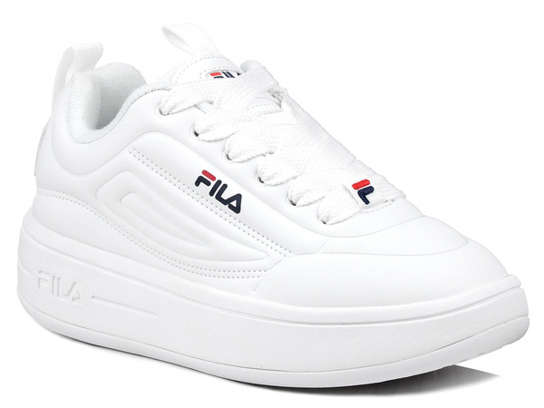  Sneakersy damskie Fila Superbubble białe buty sportowe na platformie