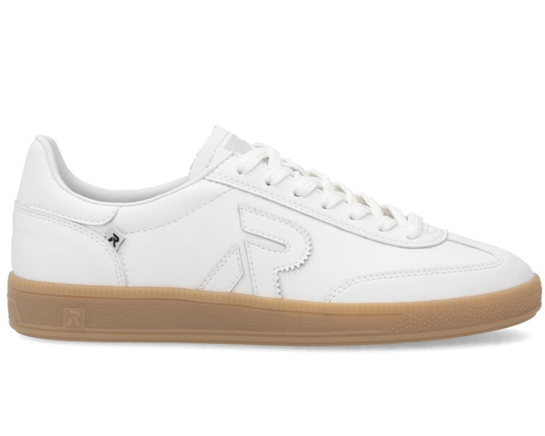 Buty damskie Rieker W2200-80 białe skórzane sneakersy półbuty sportowe