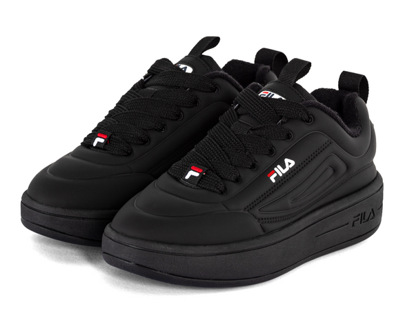  Sneakersy damskie Fila Superbubble buty sportowe czarne na platformie