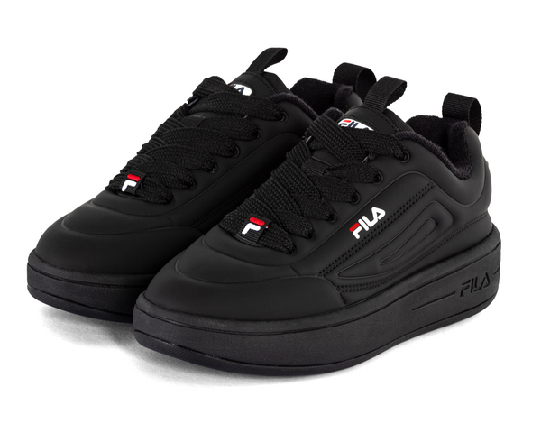 Sneakersy damskie Fila Superbubble buty sportowe czarne na platformie