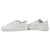 Trampki damskie białe Big Star NN274847 sneakersy ekoskóra platforma