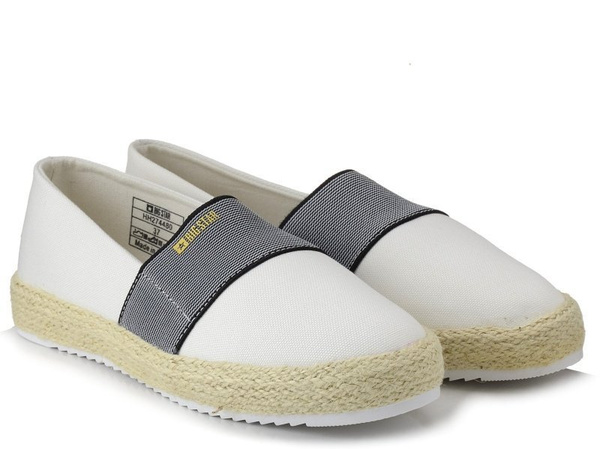 Espadryle BIG STAR HH274480 białe slip-on