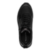 Buty damskie sneakersy całe czarne Tamaris 23757 sportowe na koturnie