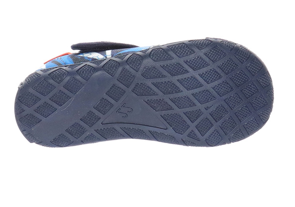 Kapcie chłopięce do przedszkola szerokie profilowane na rzep Milami 112