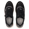 Sneakersy damskie czarne buty na koturnie skórzane Filippo DP7105/25