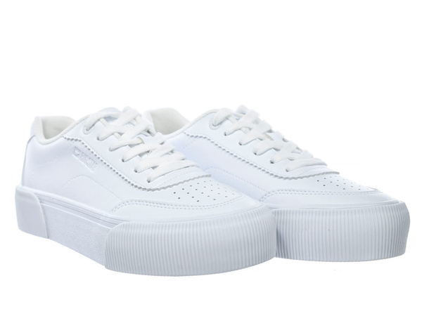 Sneakersy damskie całe białe Big Star RR274303 sportowe na platformie