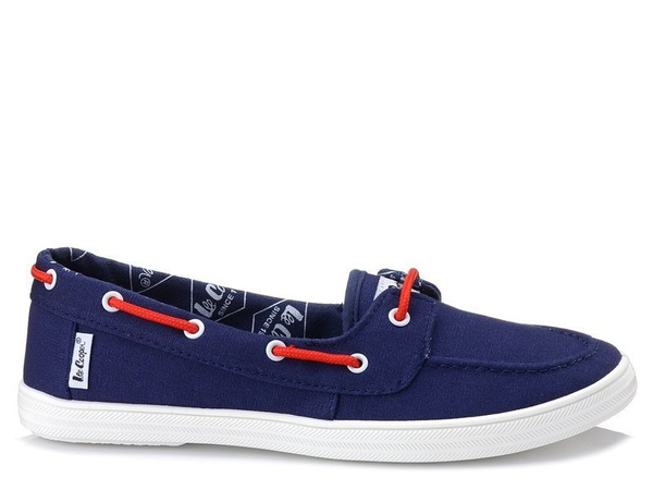 MOKASYNY DAMSKIE GRANATOWE LEE COOPER 20-30-011