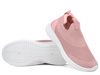 Buty dziecięce dziewczęce sportowe różowe Axim 24454 wsuwane tekstylne