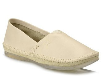 Baleriny damskie skórzane wygodne wsuwane miękkie beżowe Maciejka 1930