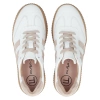 Sneakersy damskie białe na platformie skórzane Filippo DP6776/25 