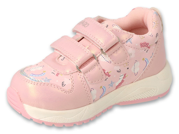 Półbuty dziecięce Befado 514P029 buty sportowe dziewczęce rzepy różowe