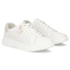 Sneakersy damskie białe Filippo DP6860/26 WH skórzane sznurowane lekkie