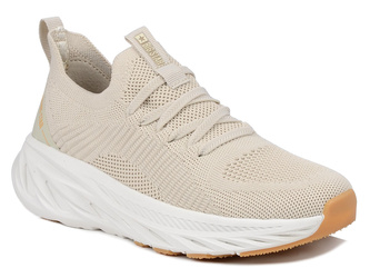 Sneakersy damskie beżowe Big Star RR274A133 sportowe tekstylne lekkie