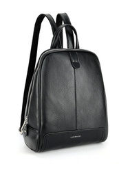 Plecak damski miejski czarny mały Luigisanto 6904