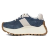 Sneakersy damskie niebieskie Filippo DP6785 buty na platformie skórzane