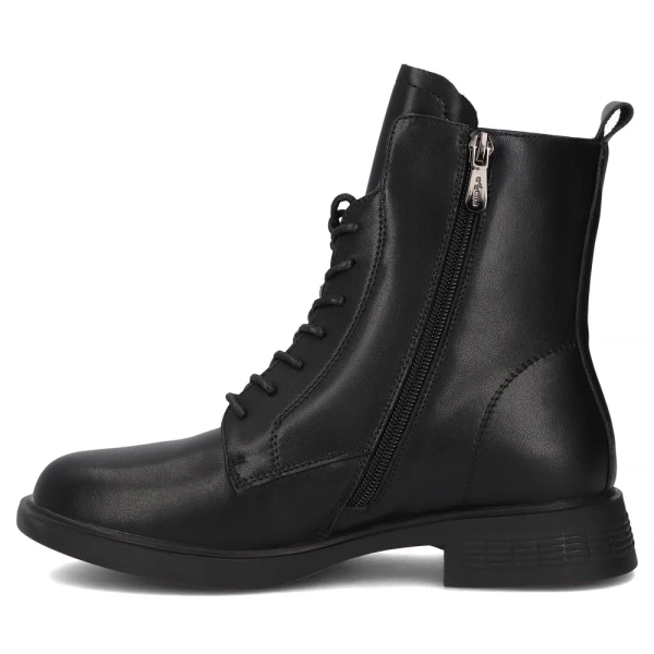 Buty damskie ocieplane jesienne trzewiki Filippo DBT7201 skórzane 