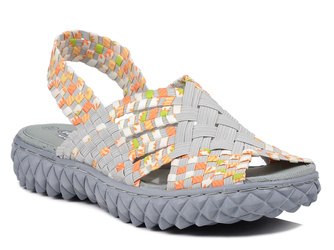 Sandały damskie sportowe szare Rock Spring Dakota elastyczne wsuwane