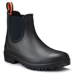 Kalosze męskie krótkie piankowe niskie czarne sztyblety Lemigo Chuck