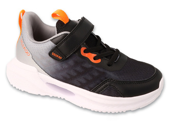 Buty dziecięce chłopięce Befado 516Y396 sportowe na rzepy lekkie czarne