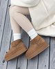 Śniegowce damskie Emu Australia camel platforma Stinger Micro Flatform