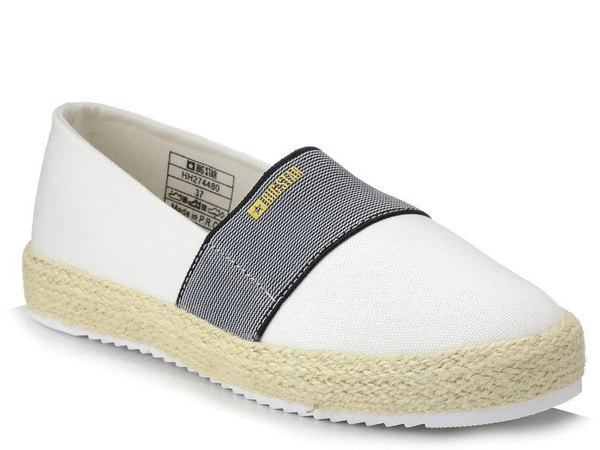 Espadryle BIG STAR HH274480 białe slip-on