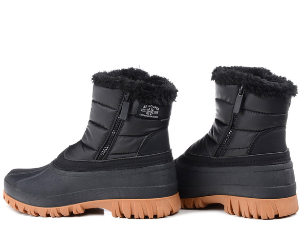 Śniegowce damskie buty zimowe ocieplane czarne Lee Cooper 2866L