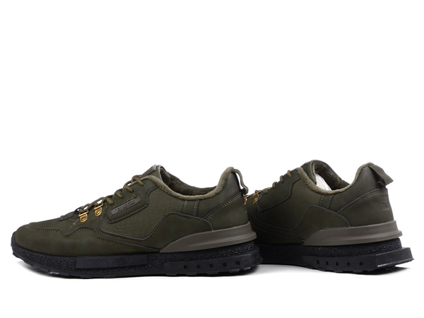 Buty męskie sportowe Big Star SS174413 ocieplane sznurowane zielone