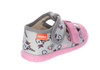 Kapcie dziewczęce do przedszkola profilowane szeroki nosek Milami 118