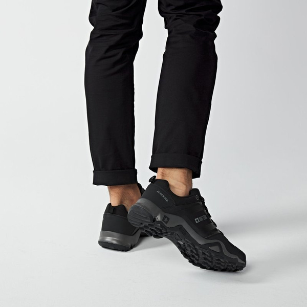 Buty trekkingowe Big Star GG174269 sportowe męskie czarne niskie 