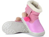 Trzewiki dziecięce dziewczęce różowe ocieplane 1Z20038 Wojtyłko na suwak