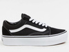 Trampki damskie czarne Vans Old Skool Platform na platformie skórzane