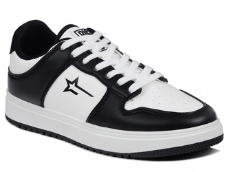 Sneakersy damskie białe z czarnym Big Star RR274A240 buty sportowe