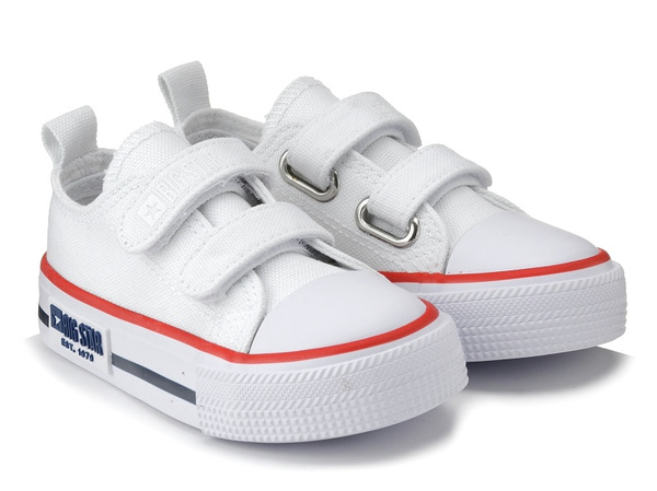 Trampki tenisówki dziecięce białe na rzepy Big Star KK374085