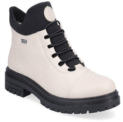 Botki damskie Rieker Y3163-60 zimowe ocieplane za kostkę z membraną