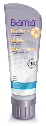 Krem pasta  do butów Bama biały 75 ml