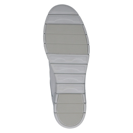 Buty damskie białe sneakersy skórzane Caprice 23700 na haluksy tegość H