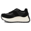 Sneakersy damskie czarne  Filippo DP6785/25 buty na platformie skórzane