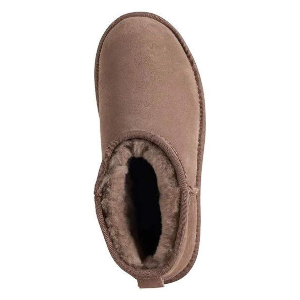 Śniegowce damskie brąz Emu Australia platforma Stinger Micro Flatform