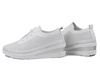 Buty damskie sneakersy na koturnie skórzane białe T.Sokolski W26-150