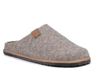 Kapcie męskie filcowe ciepłe pantofle domowe Inblu SI-01 wkładka skóra