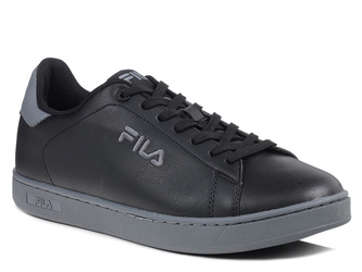 Buty męskie sportowe Fila Courtbay czarne ekoskóra sznurowane sneakersy