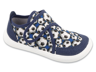 Trampki chłopięce barefoot Befado 140Y002 kapcie do przedszkola na rzep