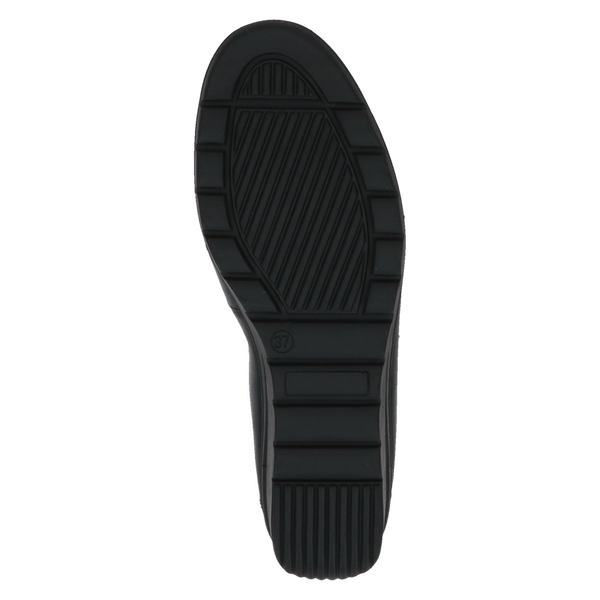 Buty damskie czarne Caprice 9-22100-41 czółenka baleriny skórzane 