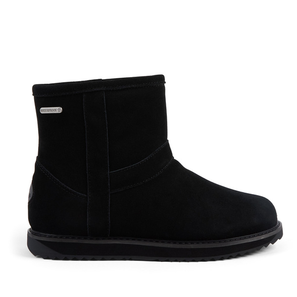 Śniegowce damskie czarne Emu Australia W13216 botki ocieplane wełną